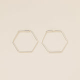 Geometric Hexagon Hoops