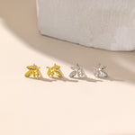 STMG Maple Leaf Stud Earrings in 2 colours