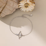 Cupid Bow And Arrow Bracelet in silver