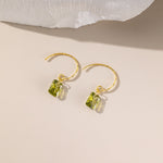 STMG Olive Green Hook Dangle Earrings
