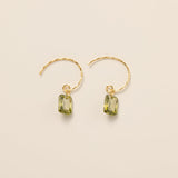 STMG Olive Green Hook Dangle Earrings