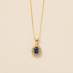 STMG Sapphire Vintage Style Necklace