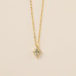 STMG Sky Blue Starburst Necklace
