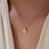 Quartet Pearl Adjustable Ring (S925)