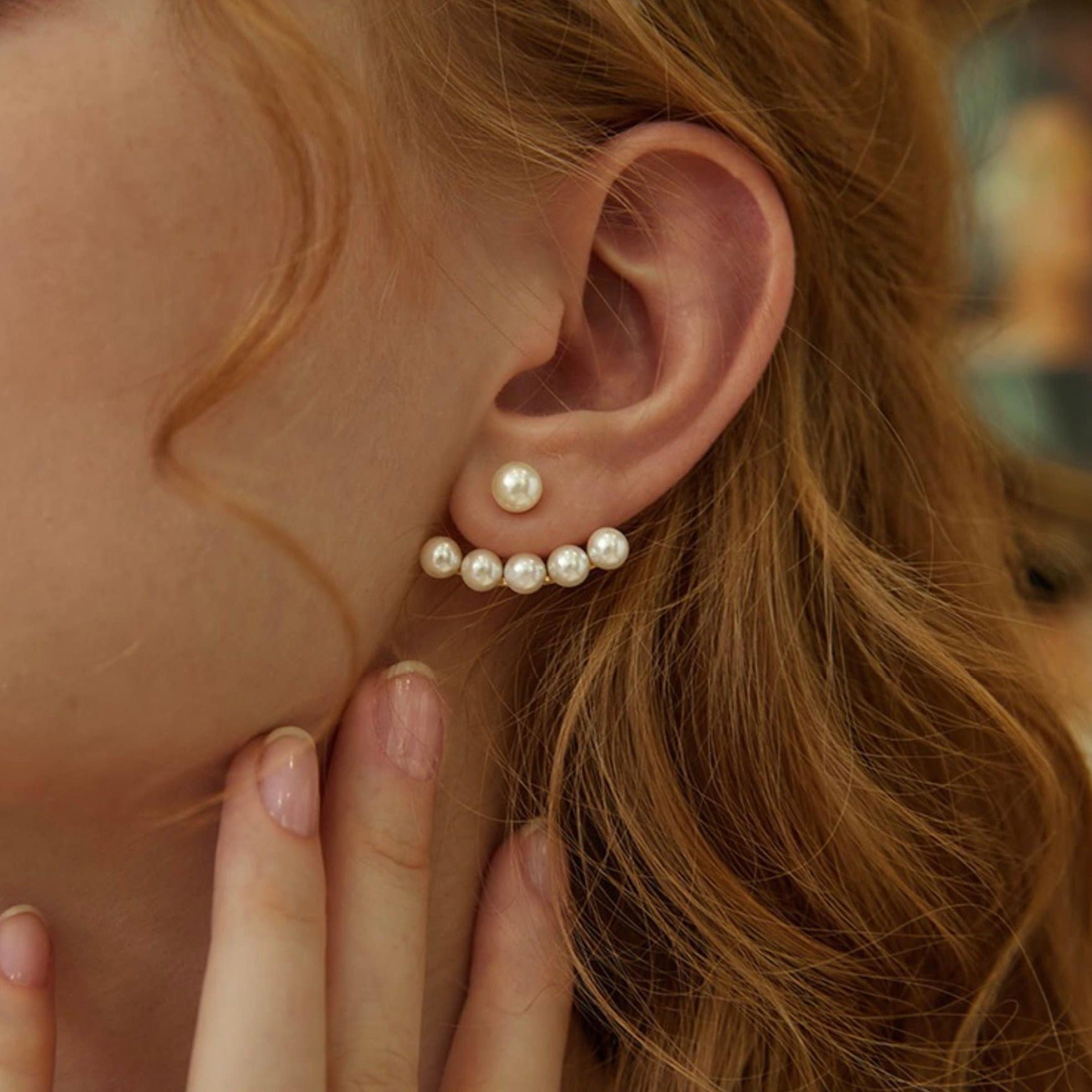 STMG Pearl Stud Earrings